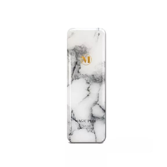 ALPHA OPTRON Magic Pedi mágikus üveg sarokreszelő - White Marble ALPHA OPTRON Magic Pedi mágikus üveg sarokreszelő - White Marble