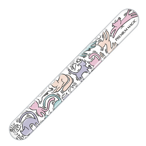 ALPHA OPTRON Magic Nail mágikus üveg körömreszelő - Doodle cats