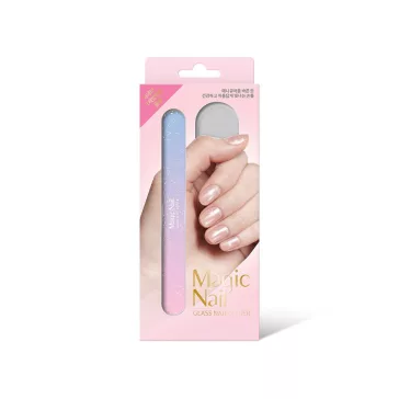   ALPHA OPTRON Magic Nail mágikus üveg körömreszelő - Black Marble