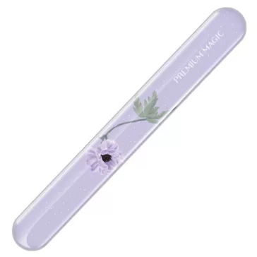   ALPHA OPTRON Magic Nail mágikus üveg körömreszelő - Purple Flower