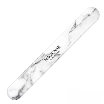   ALPHA OPTRON Magic Nail mágikus üveg körömreszelő - White Marble