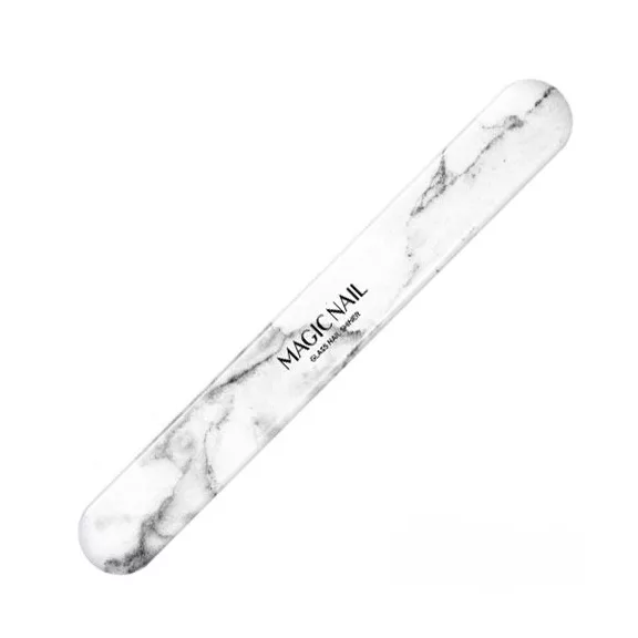 ALPHA OPTRON Magic Nail mágikus üveg körömreszelő - White Marble ALPHA OPTRON Magic Nail mágikus üveg körömreszelő - White Marble