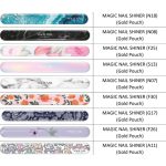 Alpha optron magic nail glass nail shiner white marble