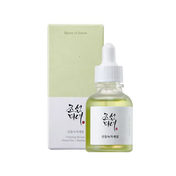BEAUTY OF JOSEON Calming bőrnyugtató szérum zöld tea kivonattal és panthenollal BEAUTY OF JOSEON Calming bőrnyugtató szérum zöld tea kivonattal és panthenollal
