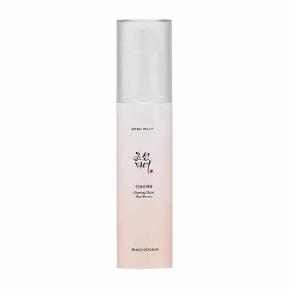 BEAUTY OF JOSEON Ginseng Moist hidratáló fényvédő szérum vörös ginzeng kivonattal SPF50+ PA++++