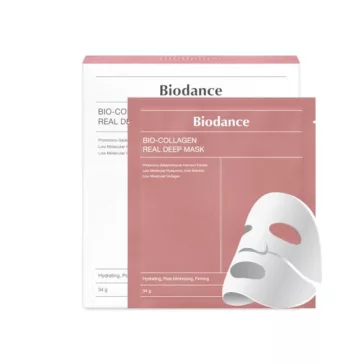   BIODANCE Bio Collagen-Real Deep feszesítő és hidratáló hidrogél maszk (4 darab)