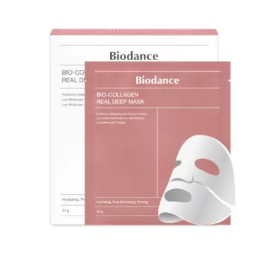   BIODANCE Bio Collagen-Real Deep feszesítő és hidratáló hidrogél maszk (4 darab)