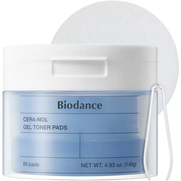 BIODANCE Cera-nol hidratáló és nyugtató tonikkal átitatott gélkorong (60 darab korong)