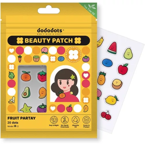 DODODOTS pattanás elleni tapasz teafa olajjal - Fruit Partay (20 darab tapasz)