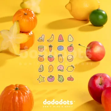  DODODOTS pattanás elleni tapasz teafa olajjal - Fruit Partay (20 darab tapasz)
