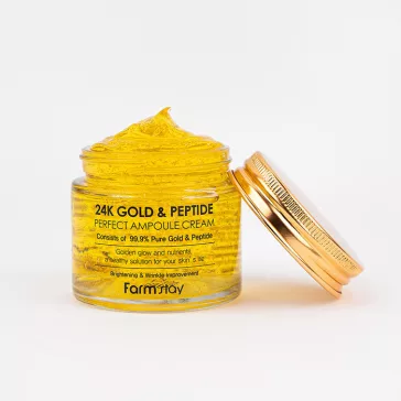 FARMSTAY 24K Gold & Peptide Perfect Ampoule Cream feszesítő krém 80 ml