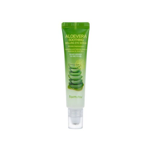 FARMSTAY Aloevera Soothing Rolling bőrnyugtató szemkörnyékápoló szérum aloe vera kivonattal
