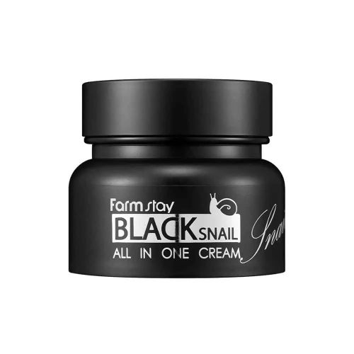 FARMSTAY Black Snail All in One feszesítő és regeneráló krém fekete csiga kivonattal