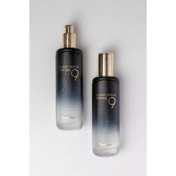 FARMSTAY Black Snail & Peptide9 feszesítő tonik fekete csiga kivonattal és 9 féle peptiddel FARMSTAY Black Snail & Peptide9 feszesítő tonik fekete csiga kivonattal és 9 féle peptiddel