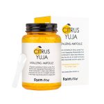 FARMSTAY Citrus Yuja Vitalizing hidratáló és vitalizáló ampulla gélkrém juzu kivonattal
