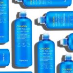 FARMSTAY Collagen Water Full Moist feszesítő és ránctalanító tonik kollagénnel 500 ml