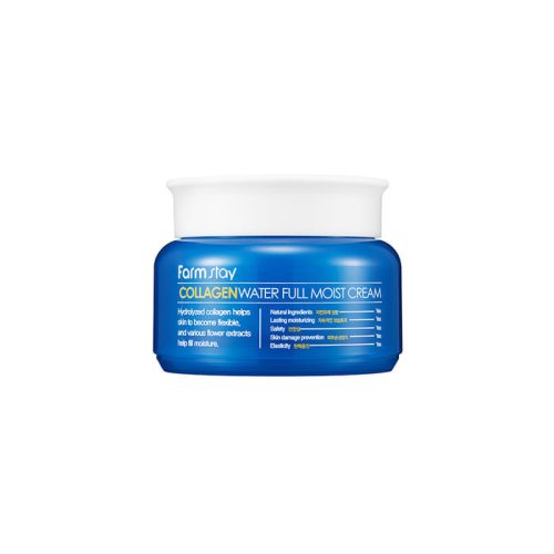 FARMSTAY Collagen Water Full Moist feszesítő és ránctalanító krém kollagénnel