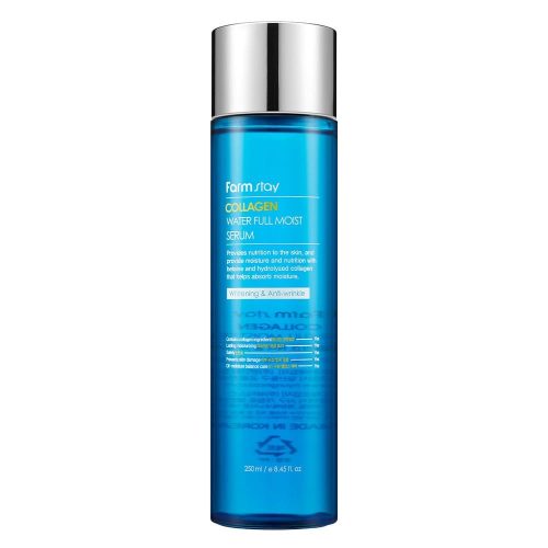 FARMSTAY Collagen Water Full Moist feszesítő és ránctalanító szérum kollagénnel
