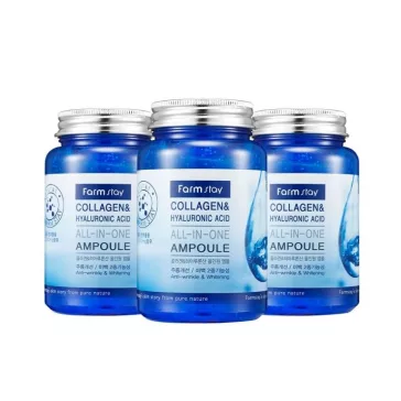 FARMSTAY Collagen  Hyaluronic  All-In-One Ampoule