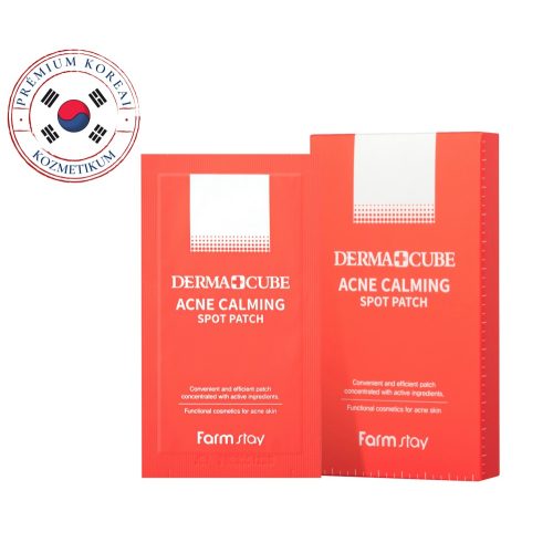 FARMSTAY Derma Cube Acne Calming bőrnyugtató tapasz aknés bőrre (10 x 12 db tapasz)