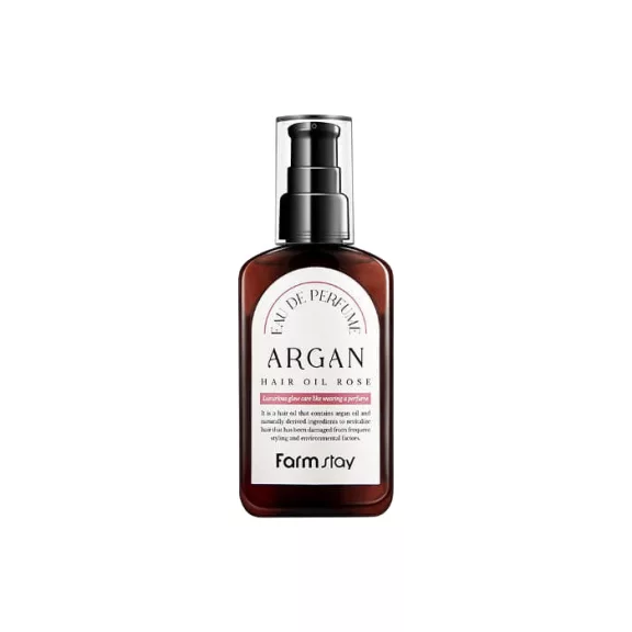 FARMSTAY Eau de Perfume illatos hajápoló olaj argánolajjal - Rózsa