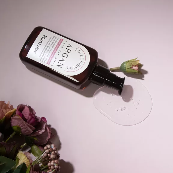 FARMSTAY Eau de Perfume illatos hajápoló olaj argánolajjal - Rózsa