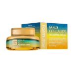 FARMSTAY Gold Collagen Nourishing tápláló és ránctalanító krém arannyal és kollagénnel