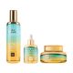 FARMSTAY Gold Collagen Nourishing tápláló és ránctalanító szett arannyal és kollagénnel (tonik, szérum, krém)