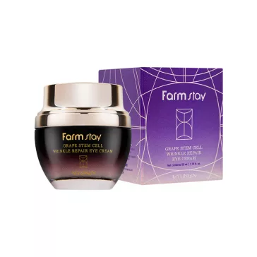 FARMSTAY Grape Stem Cell Wrinkle Repair Eye Cream ránctalanító szemkörnyékápoló krém, 50 ml