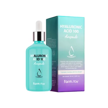   FARMSTAY Hyaluronic Acid 100 hidratáló és feszesítő szérum hialuronsavval