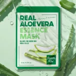 FARMSTAY Real Aloe Vera hidratáló és nyugtató esszenciális maszk aloe vera kivonattal