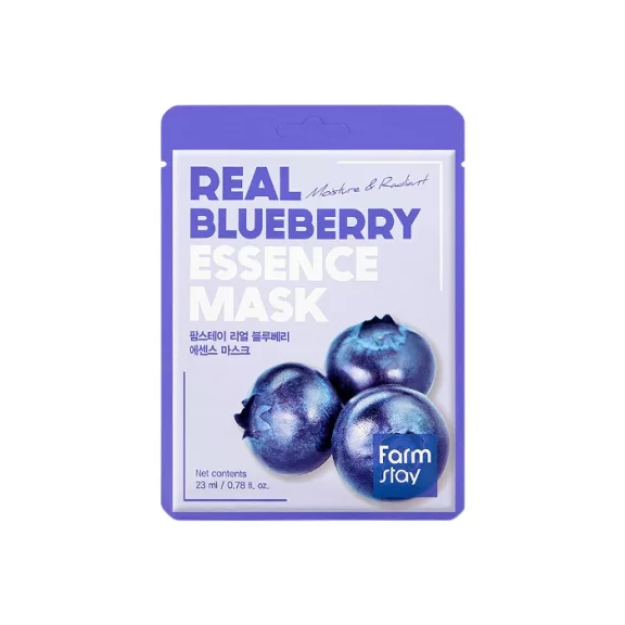 FARMSTAY Real Blueberry Essence Mask