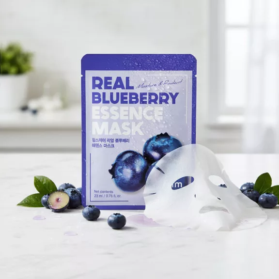 FARMSTAY Real Blueberry Essence Mask