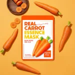 FARMSTAY Real Carrot nyugtató és vitalizáló esszenciális maszk sárgarépa kivonattal