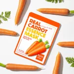 FARMSTAY Real Carrot nyugtató és vitalizáló esszenciális maszk sárgarépa kivonattal