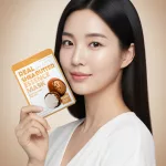 FARMSTAY Real Shea Butter bőrszínkiegyenlítő és tápláló esszenciális maszk sheavaj kivonattal