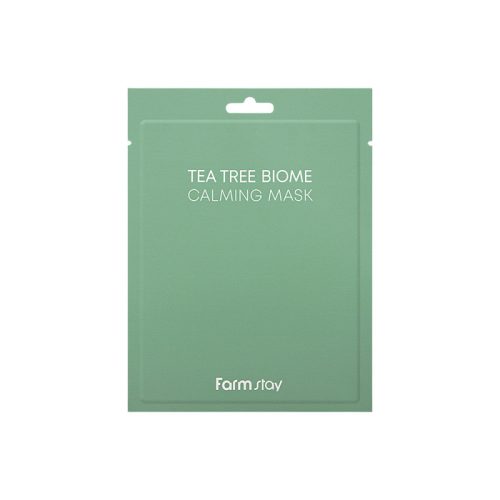 FARMSTAY Tea Tree Biome bőrnyugtató és hidratáló maszk teafa kivonattal