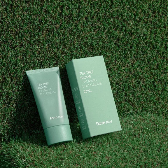 FARMSTAY Tea Tree Biome Calming Sun Cream FARMSTAY Tea Tree Biome Calming Sun Cream