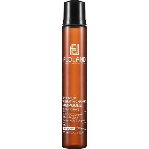 FLOLAND Premium Keratin hajgyógyító ampulla 17 féle aminosavval 13 ml