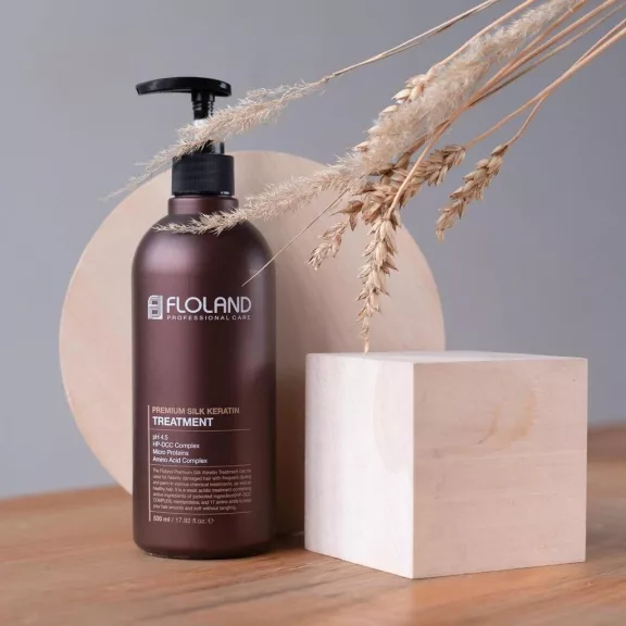 FLOLAND Premium Silk Keratin hajápoló, hidratáló hajbalzsam 17 féle aminosavval 530 ml FLOLAND Premium Silk Keratin hajápoló, hidratáló hajbalzsam 17 féle aminosavval 530 ml
