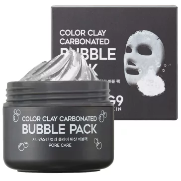   G9SKIN Color Clay Carbonated	pórusszabályzó buborékos maszk faszén kivonattal
