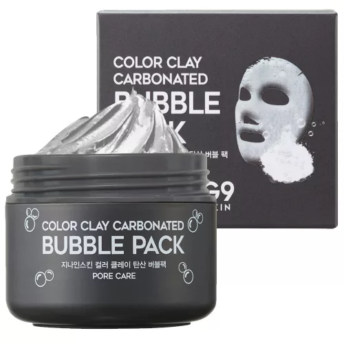 G9SKIN Color Clay Carbonated	pórusszabályzó buborékos maszk faszén kivonattal