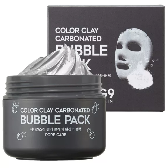 G9SKIN Color Clay Carbonated pórusszabályzó buborékos maszk faszén kivonattal G9SKIN Color Clay Carbonated pórusszabályzó buborékos maszk faszén kivonattal