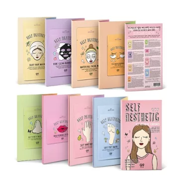   G9SKIN Self Aesthetic Mask Magazine kényeztető bőrápoló maszk szett (8 darabos)