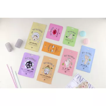   G9SKIN Self Aesthetic Mask Magazine kényeztető bőrápoló maszk szett (8 darabos)