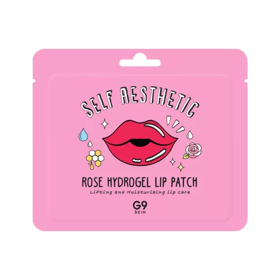 G9SKIN Self Aesthetic Rose feszesítő, hidratáló ajakápoló hidrogél tapasz rózsavízzel G9SKIN Self Aesthetic Rose feszesítő, hidratáló ajakápoló hidrogél tapasz rózsavízzel