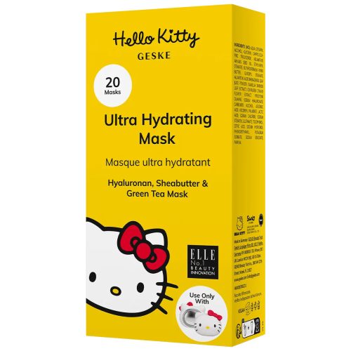GESKE Ultra Hydrating hidratáló maszk csomag - GESKE Hello Kitty fehér készülékekhez