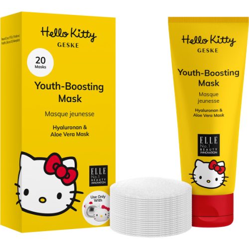 GESKE Youth-Boosting bőrfiatalító maszk csomag - GESKE Hello Kitty fehér készülékekhez