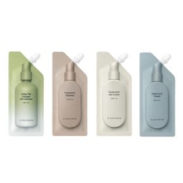  HIDEHERE 4 darabos bőrápoló rutin szett (arctisztító, esszencia, szemkörnyékápoló krém, krém)