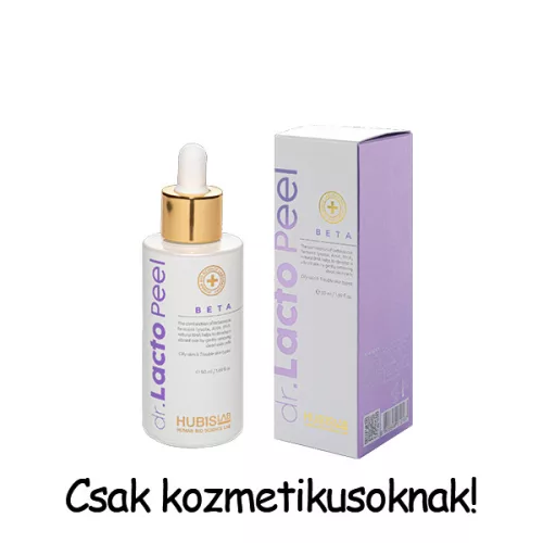 HUBISLAB Dr. Lacto Peel Beta hámlasztó szérum 30% AHA, BHA és PHA savval zsíros és sérült bőrre - Csak kozmetikusoknak!